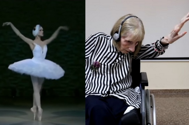 Πρώην χορεύτρια με Αλτσχάιμερ ακούει τη μουσική από τη Λίμνη των Κύκνων και θυμάται τη χορογραφία του μπαλέτου